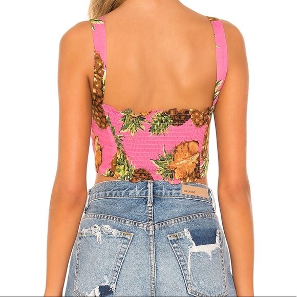 Superdown tropical crop top sz XXS from revolve - Picture 3 of 5